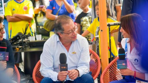 Presidente Petro en exclusiva para RTVC: Juegos Olímpicos París 2024