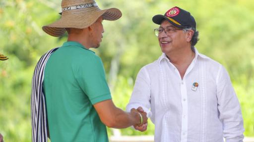 Presidente Gustavo Petro HOY: entrega de tierras San Sebastián