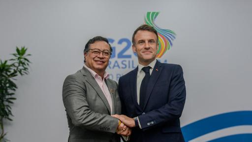 El presidente Gustavo Petro invita a Emmanuel Macron a reunirse