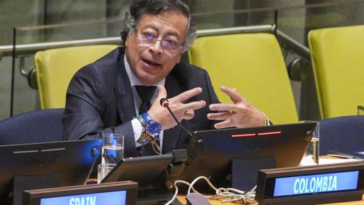 Gustavo Petro en la ONU: foro en defensa de la democracia: luchando contra el extremismo