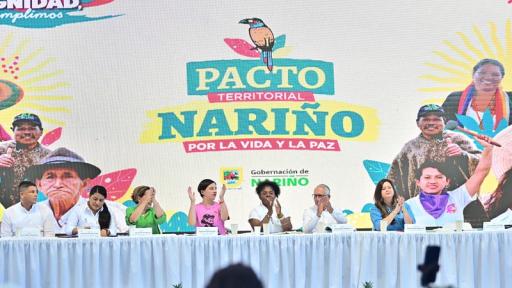 Gobierno firma el Pacto Territorial por la Vida y la Paz en Nariño