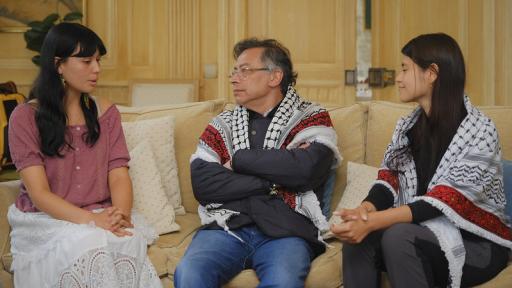 Gustavo Petro se reunió con colombianas retenidas por Israel