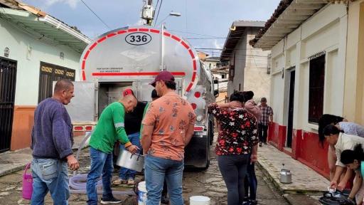 Corte de agua en Abejorral, Antioquia por deslizamiento