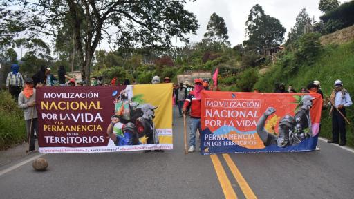 Bloqueada Vía Panamericana en Cauca