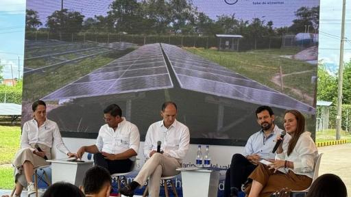 Inauguración de granja solar en norte de Cauca
