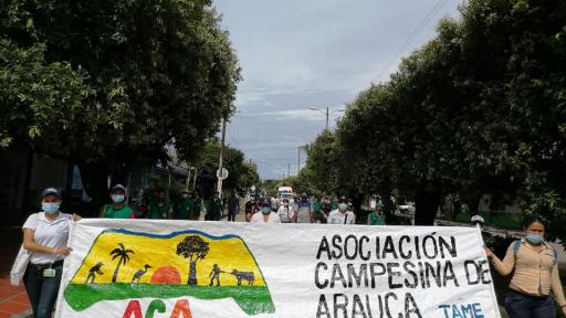 Marchas Asociación Campesina de Arauca 