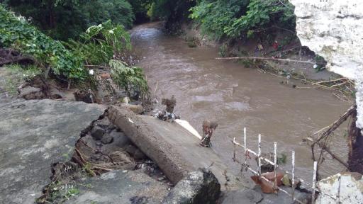 Santa Martha emite alerta naranja