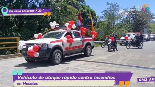 Vehículo de ataque rápido contra el fuego.