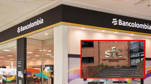 Superintendecia Financiera multa a Bancolombia por fallas digitales