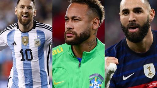 Messi, Cristiano, Benzema, Neymar: figuras del Mundial Catar 2022