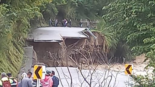 Avalancha en Inzá deja incomunicados a los departamentos de Cauca con el Huila