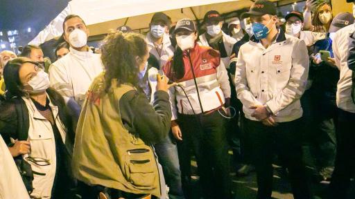 Bogotá: nuevos enfrentamientos en el Portal de las Américas 