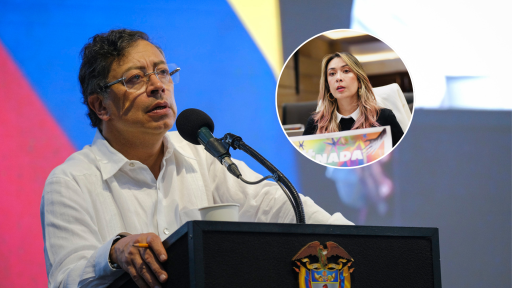 Presidente Petro responde a críticas de Katherine Miranda