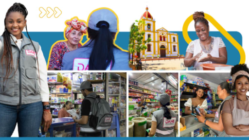 imágenes de unidades económicas del Censo Económico Nacional Urbano del DANE