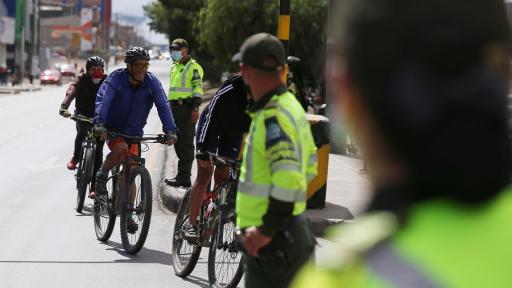 Policías de tránsito