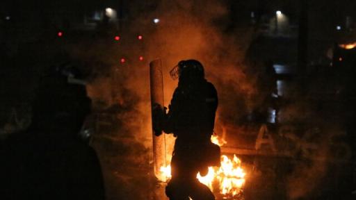 Manifestantes atacaron CAI de Suba en la noche del sábado 