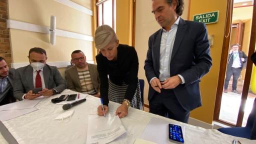 Fico Gutiérrez firma alianza con Partido de la U