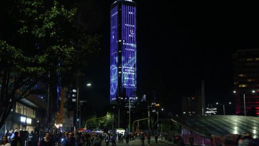 Ciclovía nocturna en Bogotá 2022