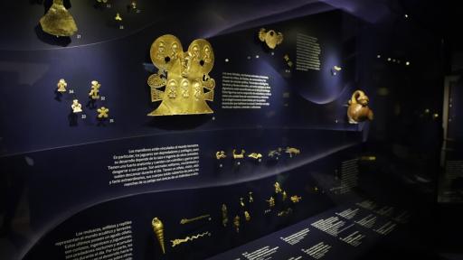 Museo Nacional: exhibición de orfebrería prehispánica