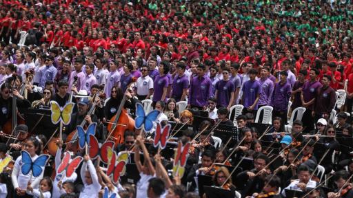 El concierto más grande del mundo con niños y niñas en Bogotá