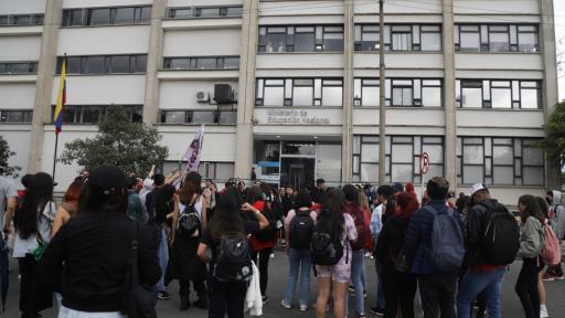 Protestas en Bogotá por el costo de las matrículas universitarias