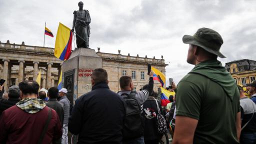 Protesta veteranos en la Plaza de Bolívar: razones
