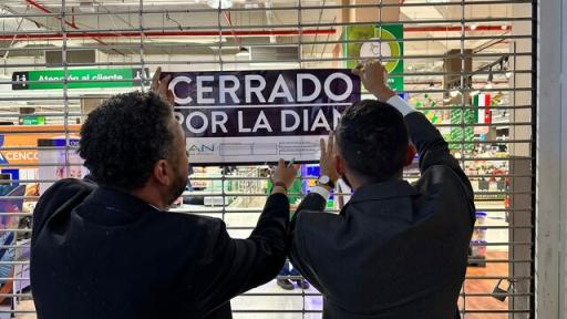 Negocios cerrados por la DIAN por irregularidades en facturación en 2023