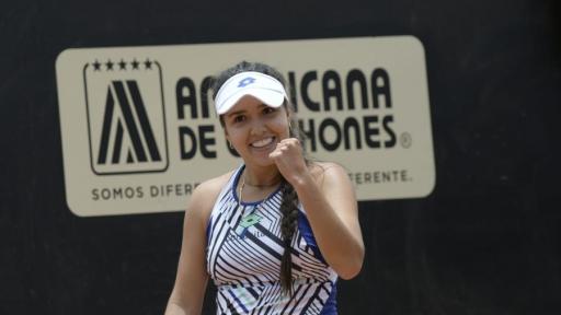 Tenista Camila Osorio en el WTA de Guadalajara