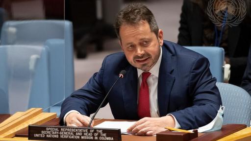 Carlos Ruiz Massieu, jefe de la Misión de Verificación de la ONU en Colombia