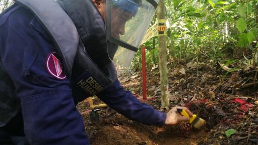 Territorios libres de sospecha de minas antipersonal en Colombia