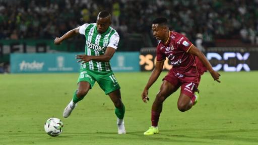 Nacional y Tolima definen al campeón del fútbol colombiano  