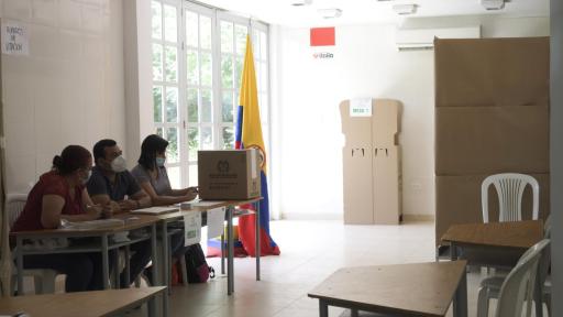 Se desarrolla la jornada de elecciones territoriales 2023 en Colombia.