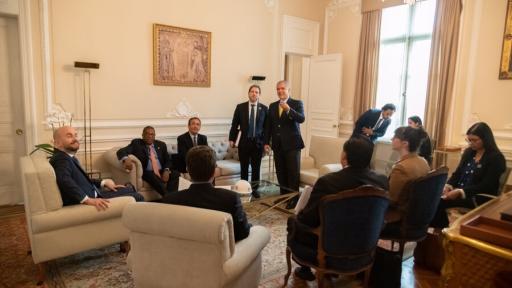 Duque se reunió con la delegación de Estados Unidos