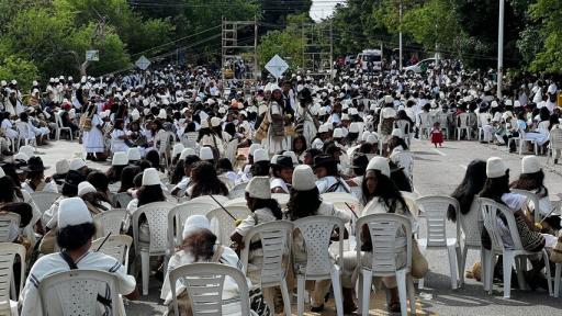Indígenas arhuacos bloquean vías en Valledupar