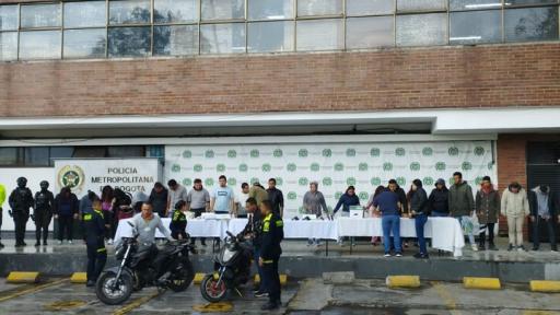 Capturan a 20 integrantes de la banda delincuencial ‘Los Camilos’