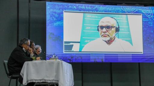 Así avanza la audiencia de Salvatore Mancuso en la JEP