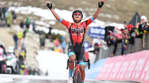 Santiago Buitrago luchó y fue tercero en la etapa 15 de la Vuelta a España