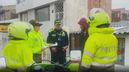 Capturan hombre que agredió a un Policía en Chía