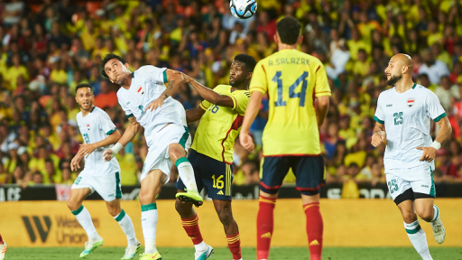 Colombia triunfó ante Irak 