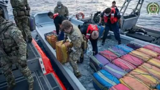 Incautan 3 toneladas de cocaína del Clan del Golfo en el Caribe