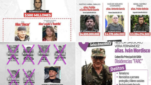 Programa recompensas Colombia: ELN, Clan del Golfo disidencias neutralizados 2025