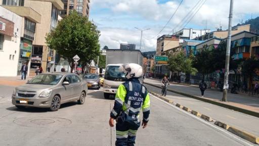 Movilidad Bogotá HOY: bloqueo carrera séptima