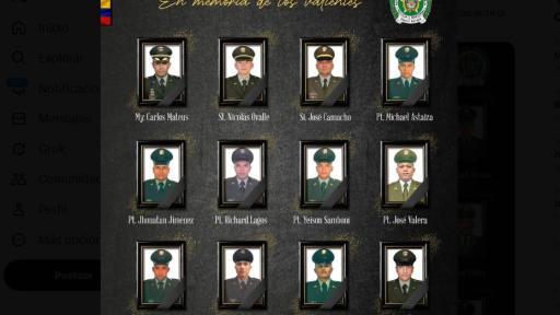 Atentado helicóptero Antioquia: policías muertos y responsables ataque