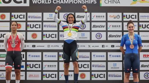 Campeonato Mundial Junior de Pista: Stefany Cuadrado tercer título