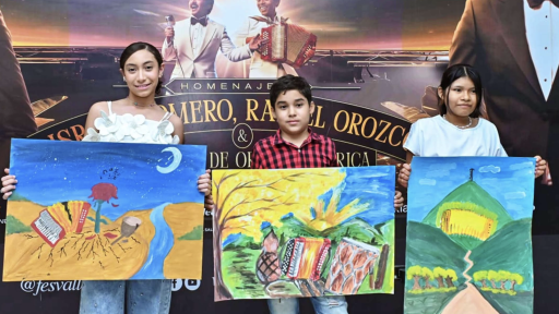 Concurso niños pintan Festival Vallenato