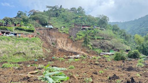  Deslizamiento en Villamaría, Caldas