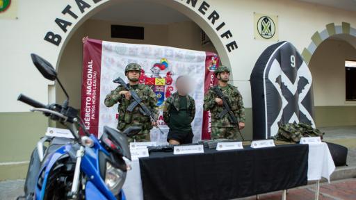 Presunto integrante del frente "Ismael Ruiz" fue capturado