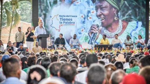 Paz, seguridad y tierras, temas clave en diálogo regional vinculante en Santander de Quilichao, Cauca