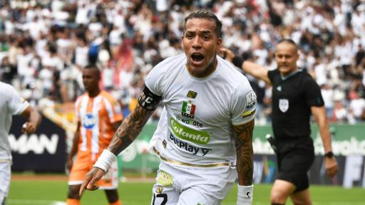 ¡Para la historia! Dayro Moreno igualó el récord goleador del Fútbol Profesional Colombiano