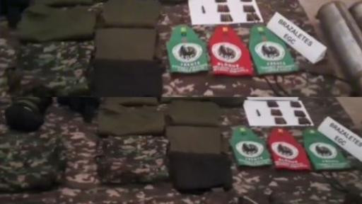 Incautación armas Clan del Golfo Cesar